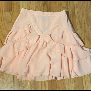 Bebe Mini Skirt. Soft girl style.